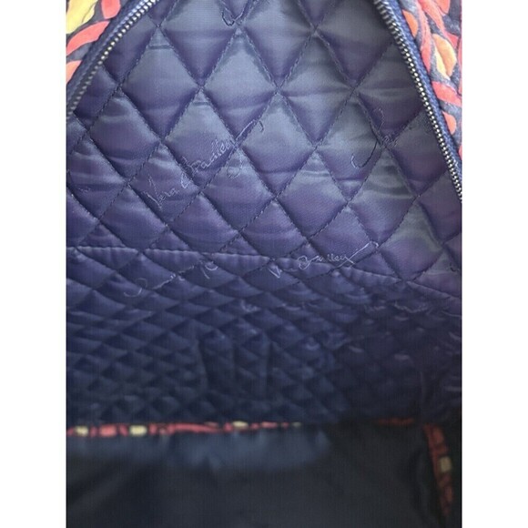 VERA BRADLEY Katalina Pink Diamonds Campus Backpack Blue White Bag Retired main image 10